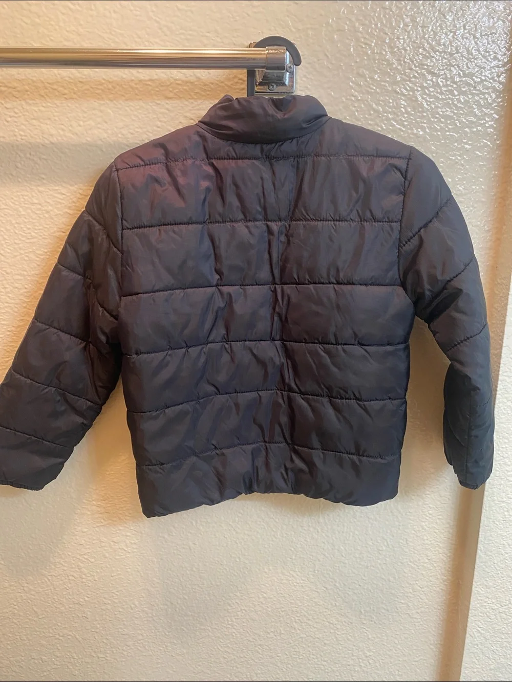 Kids Quilted Puffer Jacket - Black